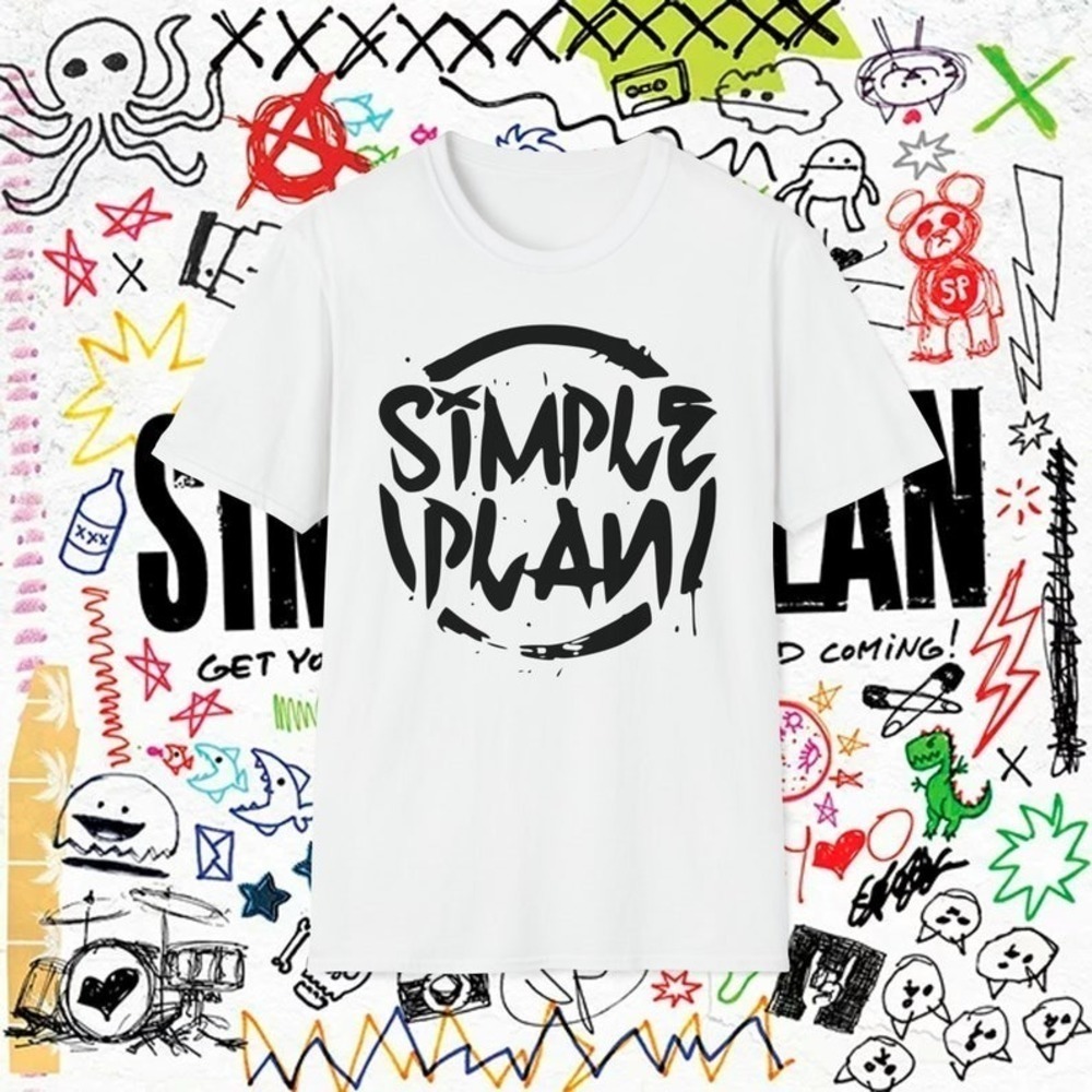 Simple Plan Pop Punk Band Logo Fan Unisex T-Shirt